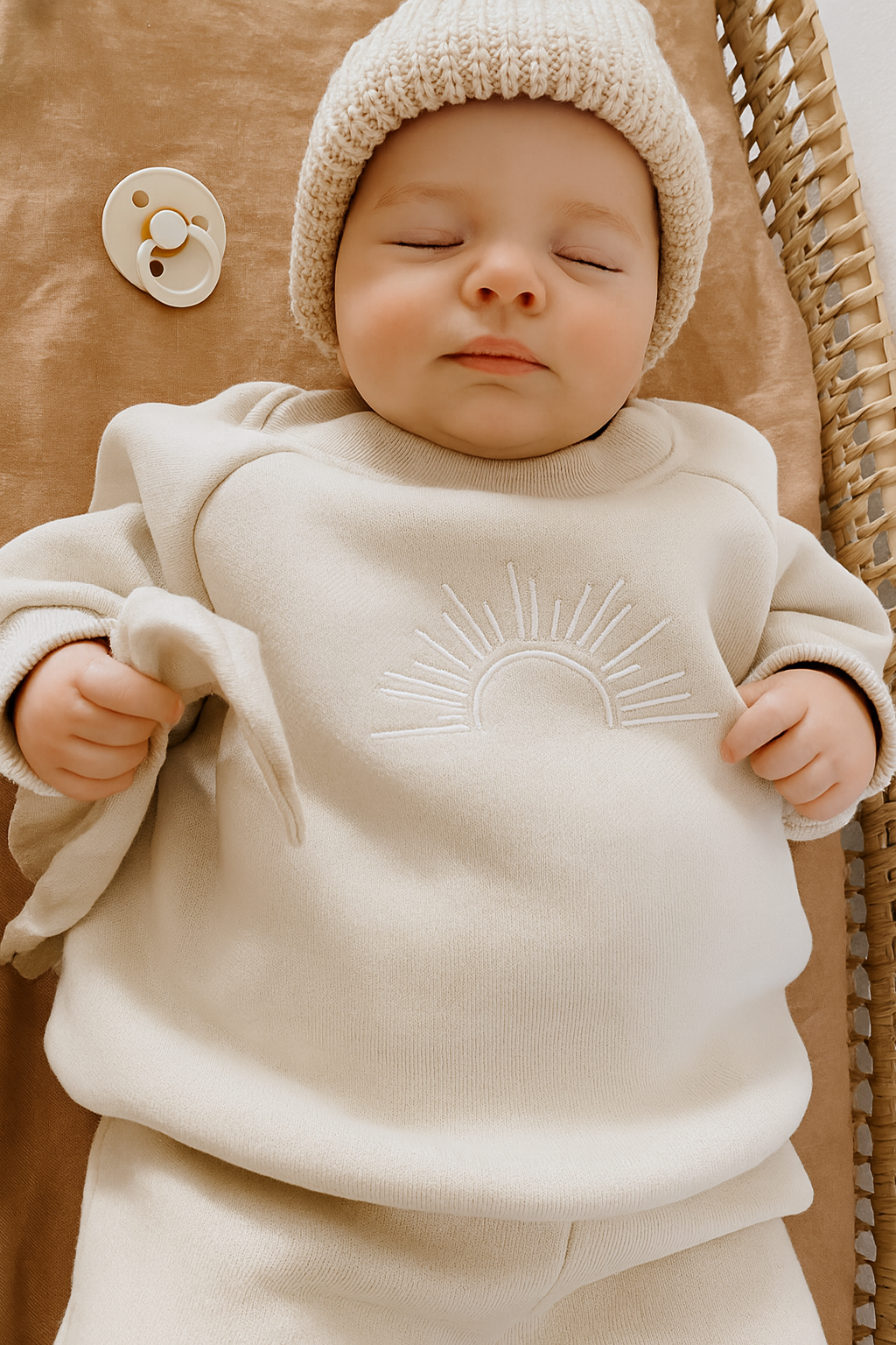 Knit Bobble Hat | Vanilla