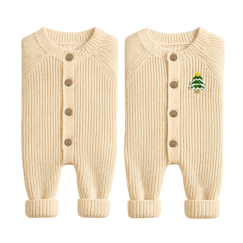 Knitted Onesie | Neutral Beige