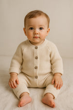 Knitted Onesie | Neutral Beige