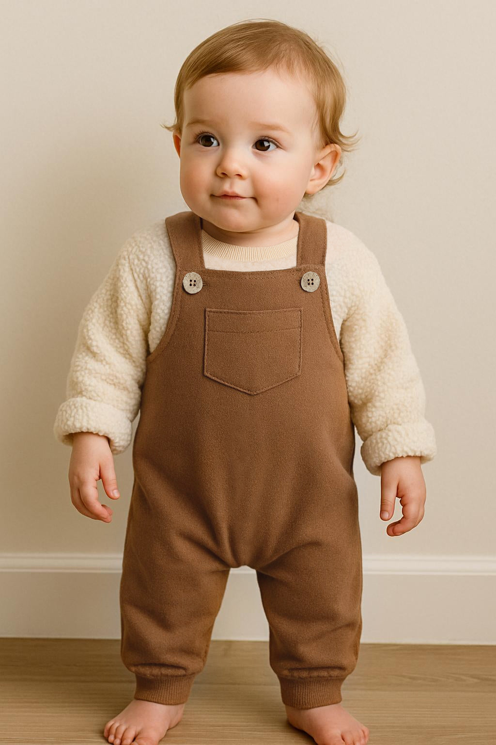 Organic Cotton Overalls | Cinnamon
