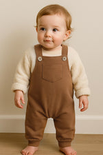Organic Cotton Overalls | Cinnamon