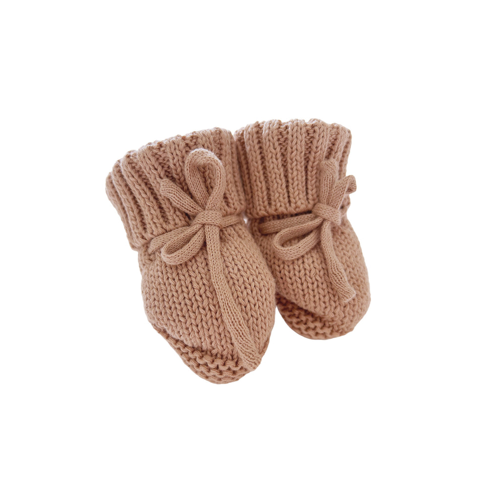 Knit Booties | Nude