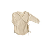 Tie Knitted Romper | Vanilla