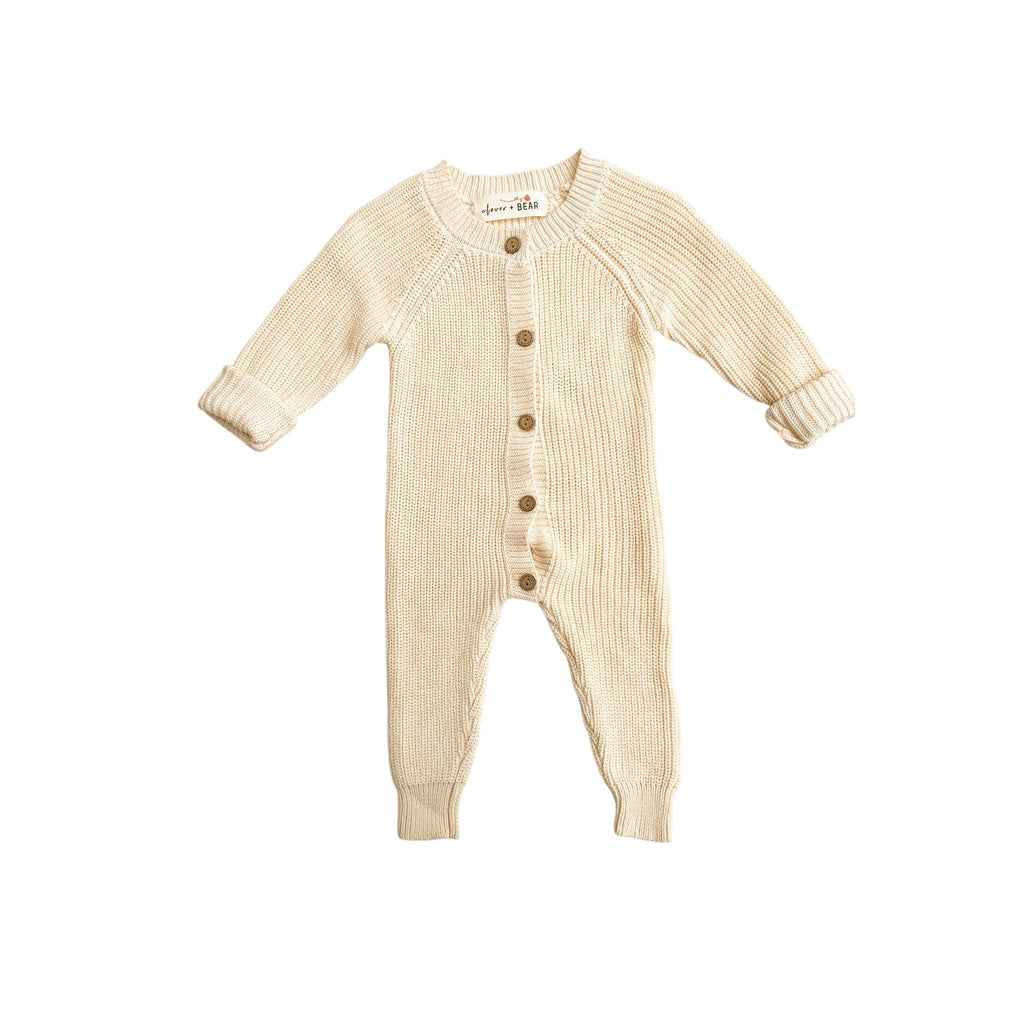 Knitted Onesie | Neutral Beige