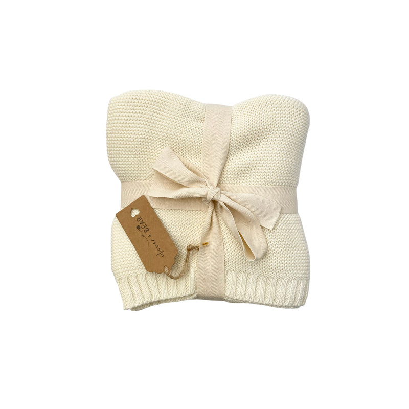 Knitted Blanket | Cream