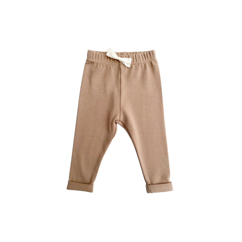 Cotton Leggings | Caramel