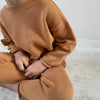 Knitted Trousers | Warm Terracotta