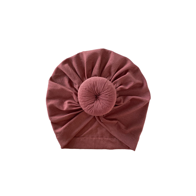 Turban Hat | Raspberry